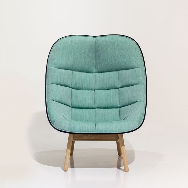 Nordicthink Uchiwa quilted lounge chair HAY